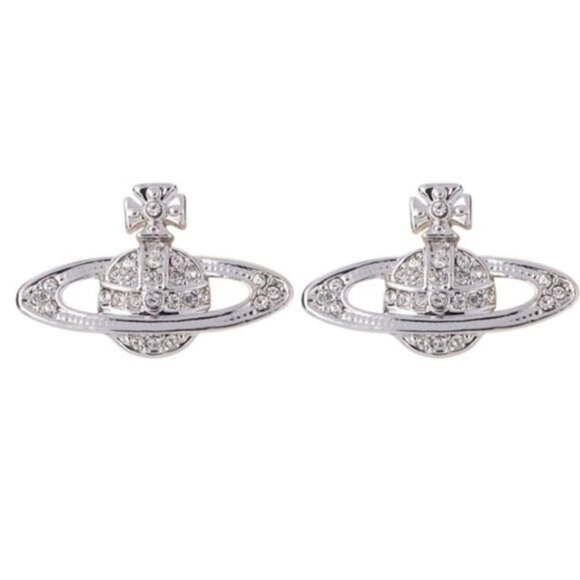 Vivienne Westwood Jewelry - Vivienne Westwood orb EARRINGS SILVER